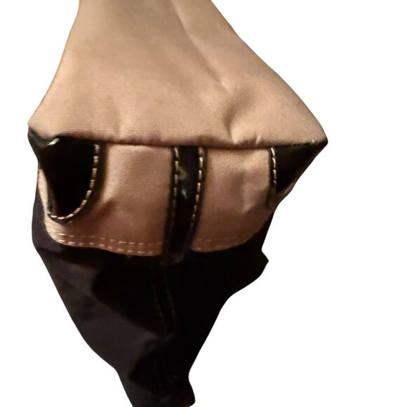 Franco Sarto Dark Brown Mini Tote with Gold accents multiple pockets 16”x11”x4" - Picture 7 of 16